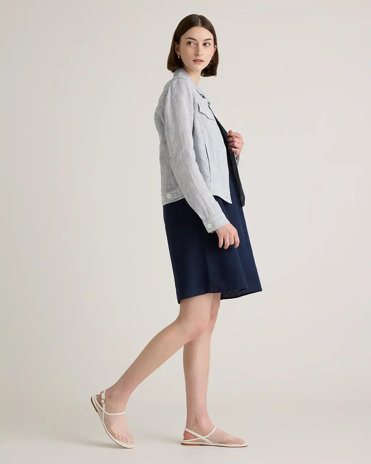 100% European Linen Jacket
