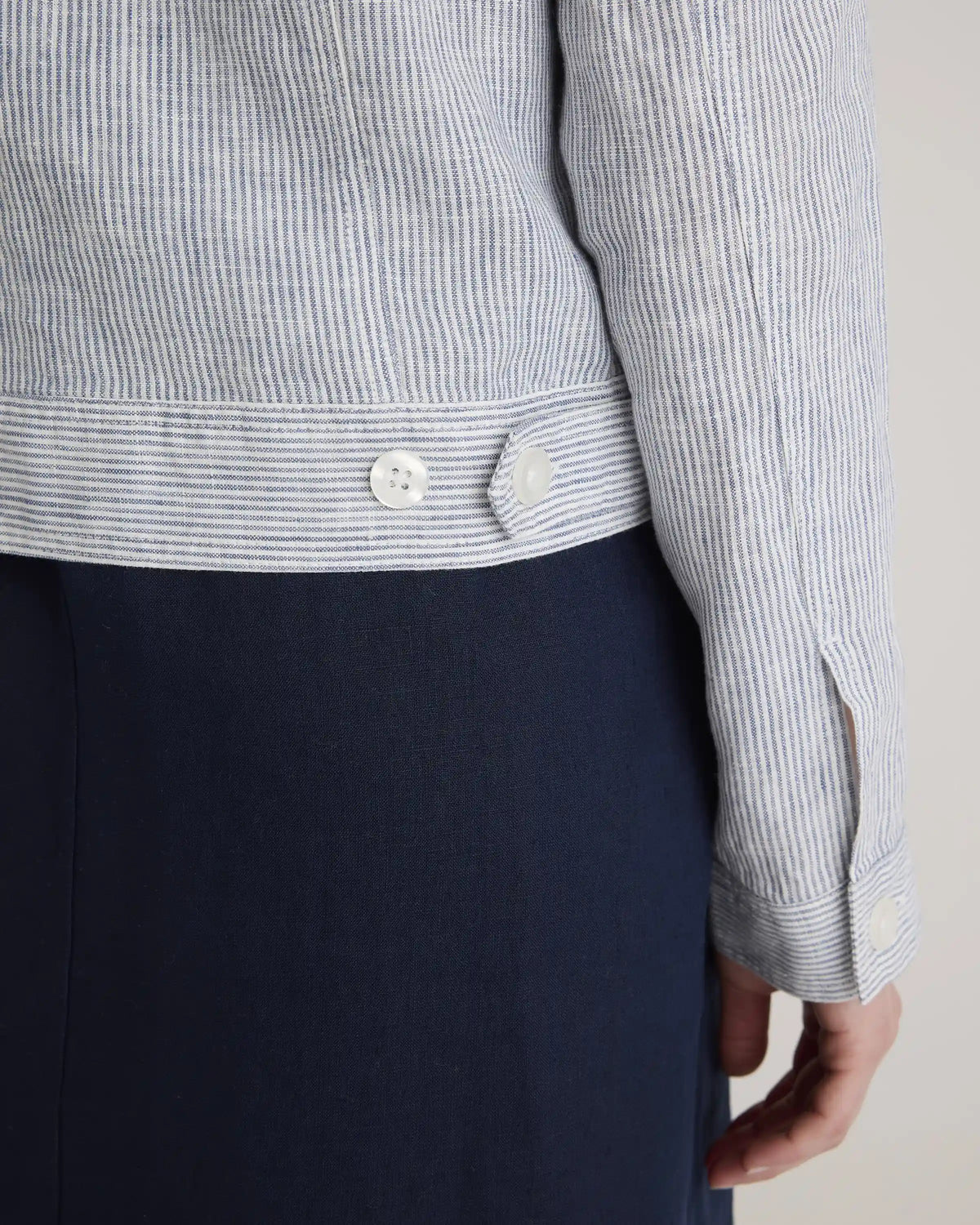 100% European Linen Jacket