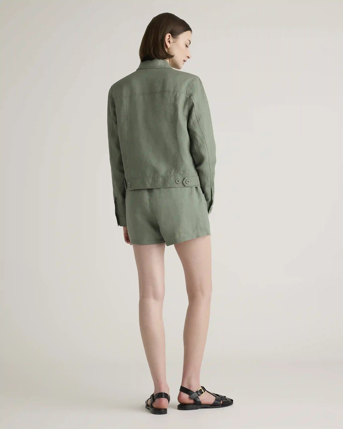 100% European Linen Jacket