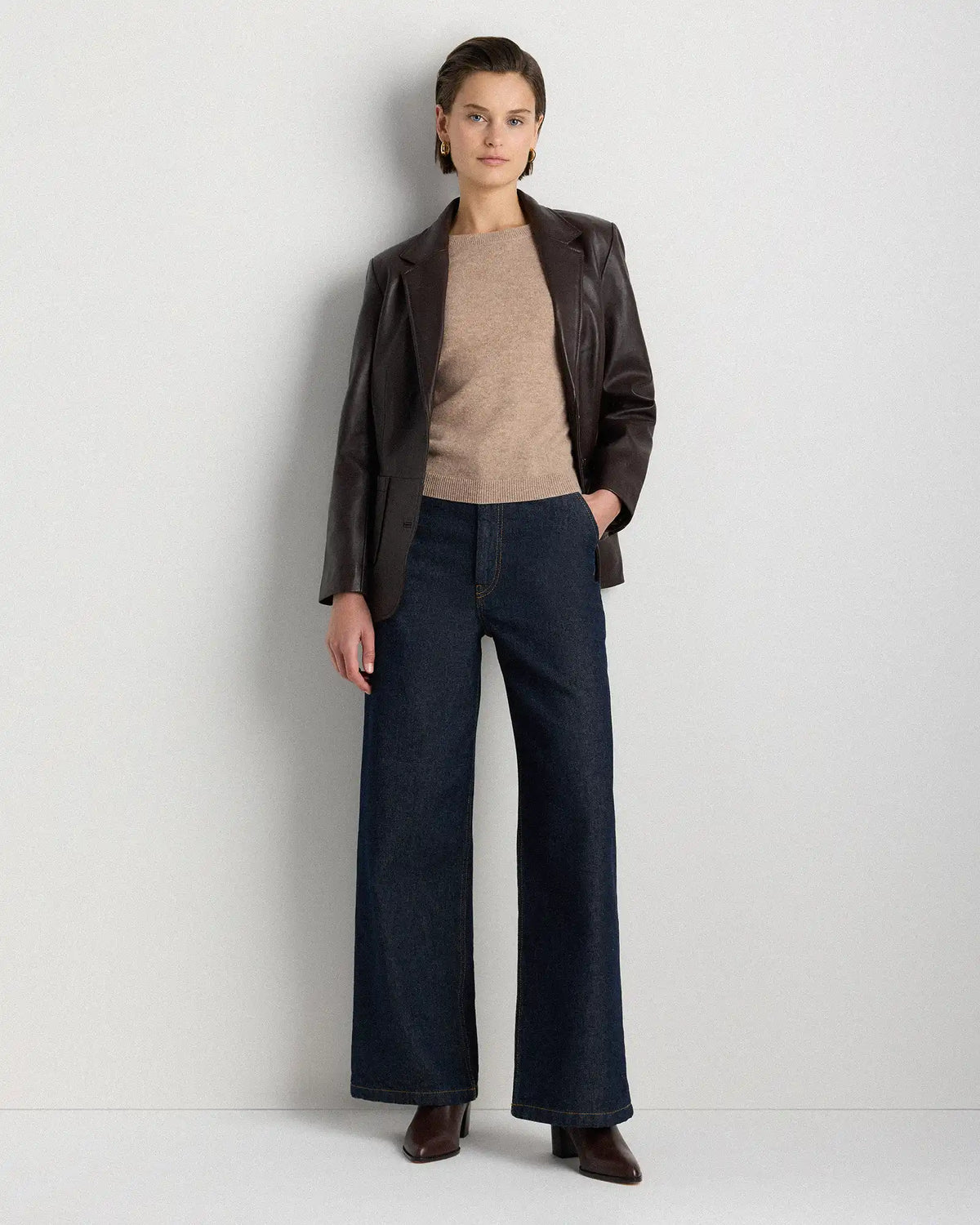 100% Leather Blazer