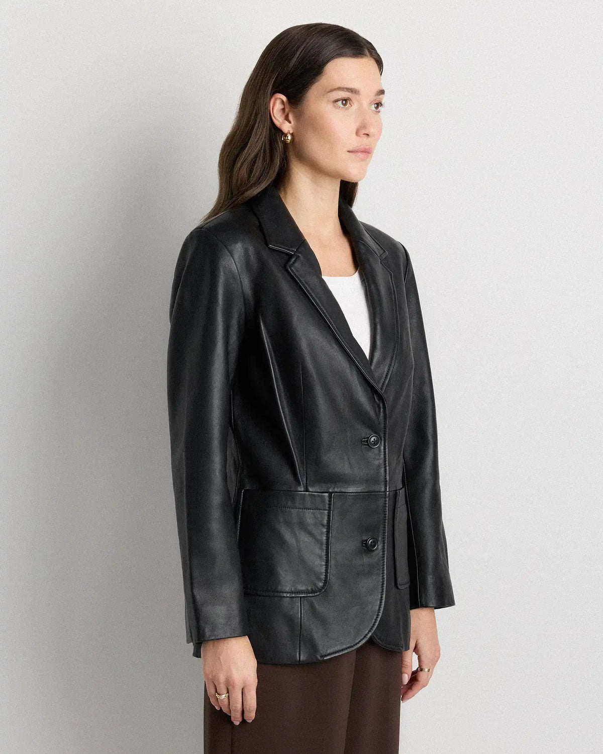 100% Leather Blazer