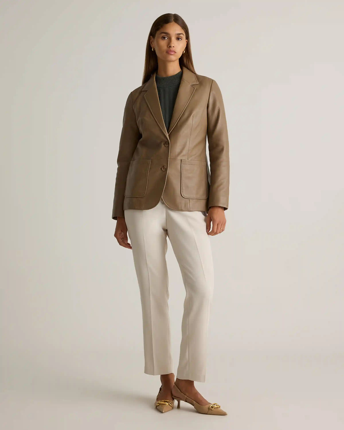 100% Leather Blazer