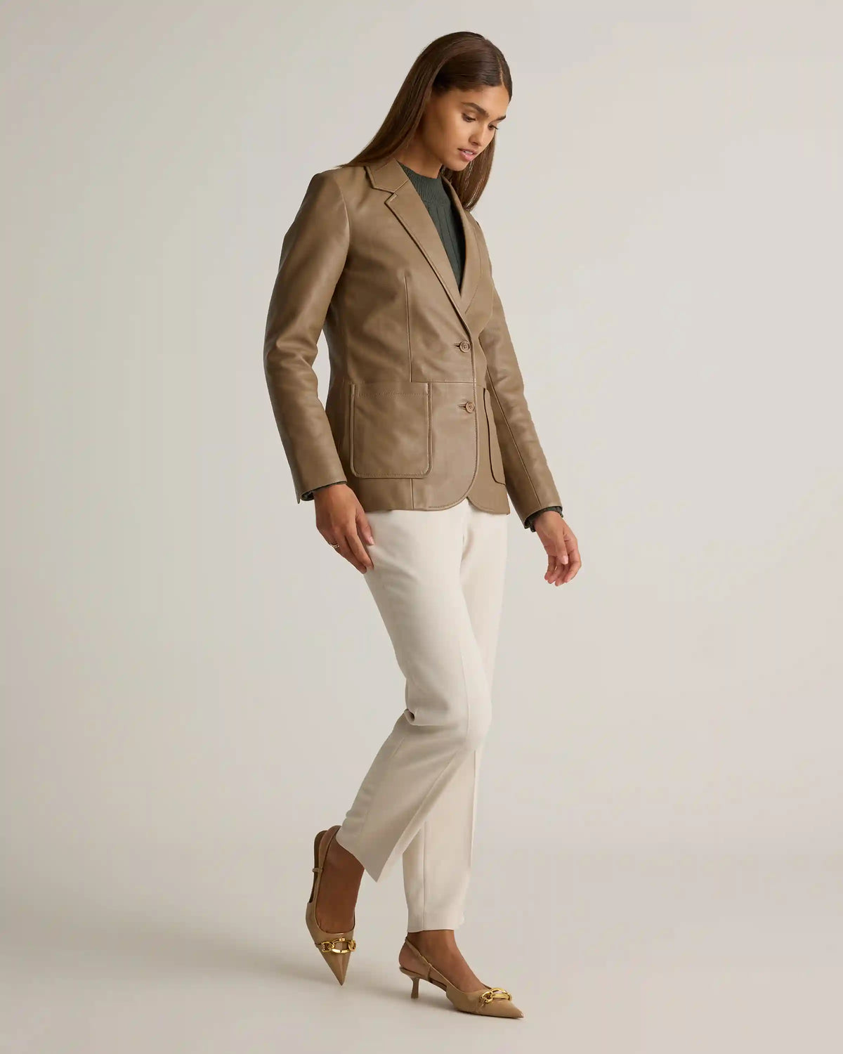 100% Leather Blazer