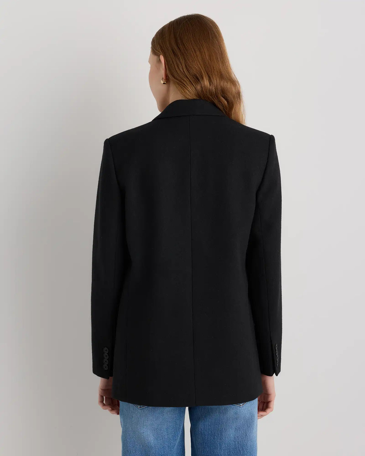 Italian Wool Oversized Blazer