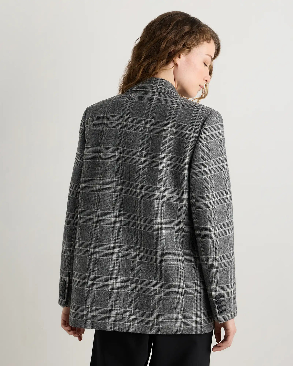 Italian Wool Oversized Blazer