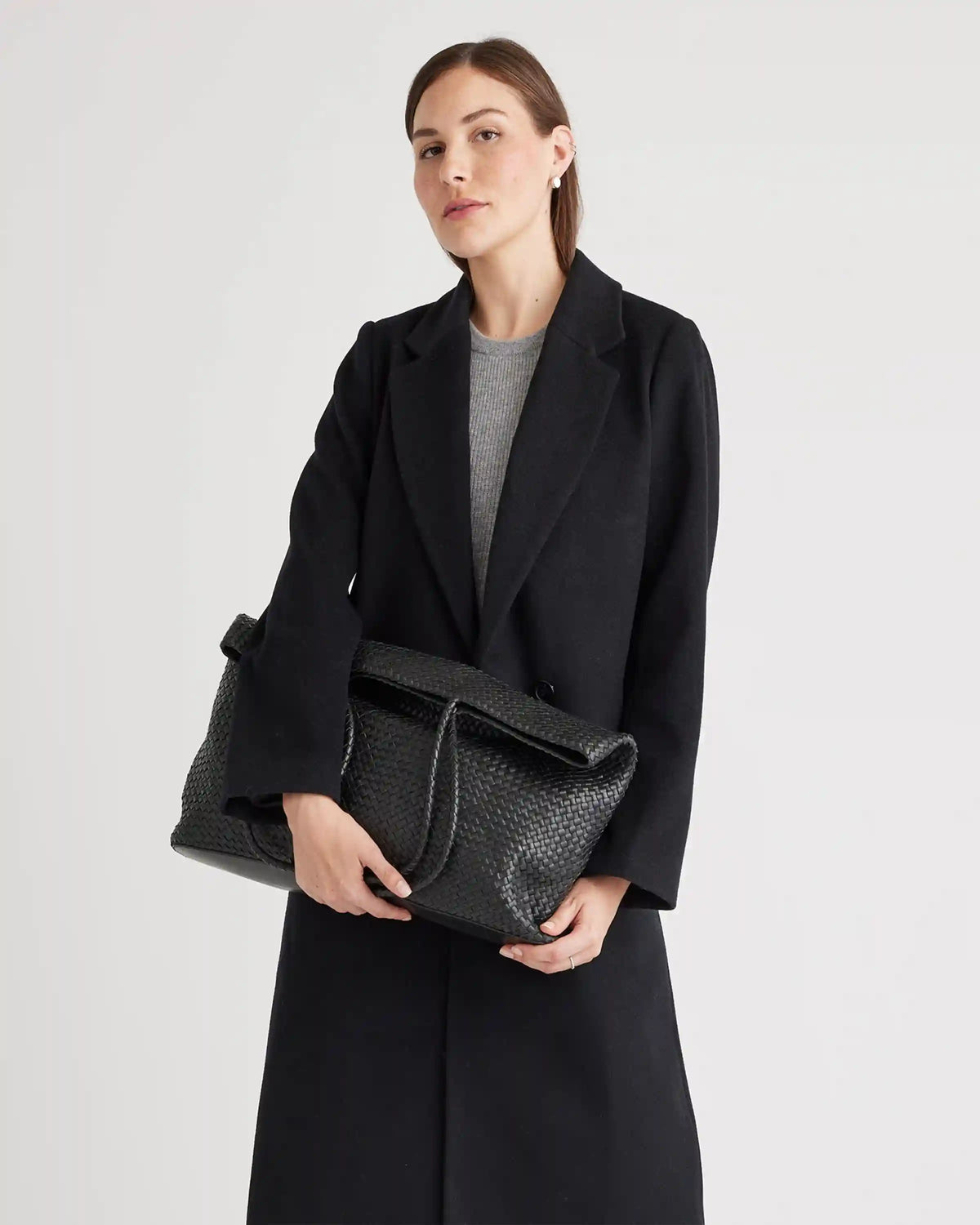 Italian Wool Classic Single-Breasted Coat