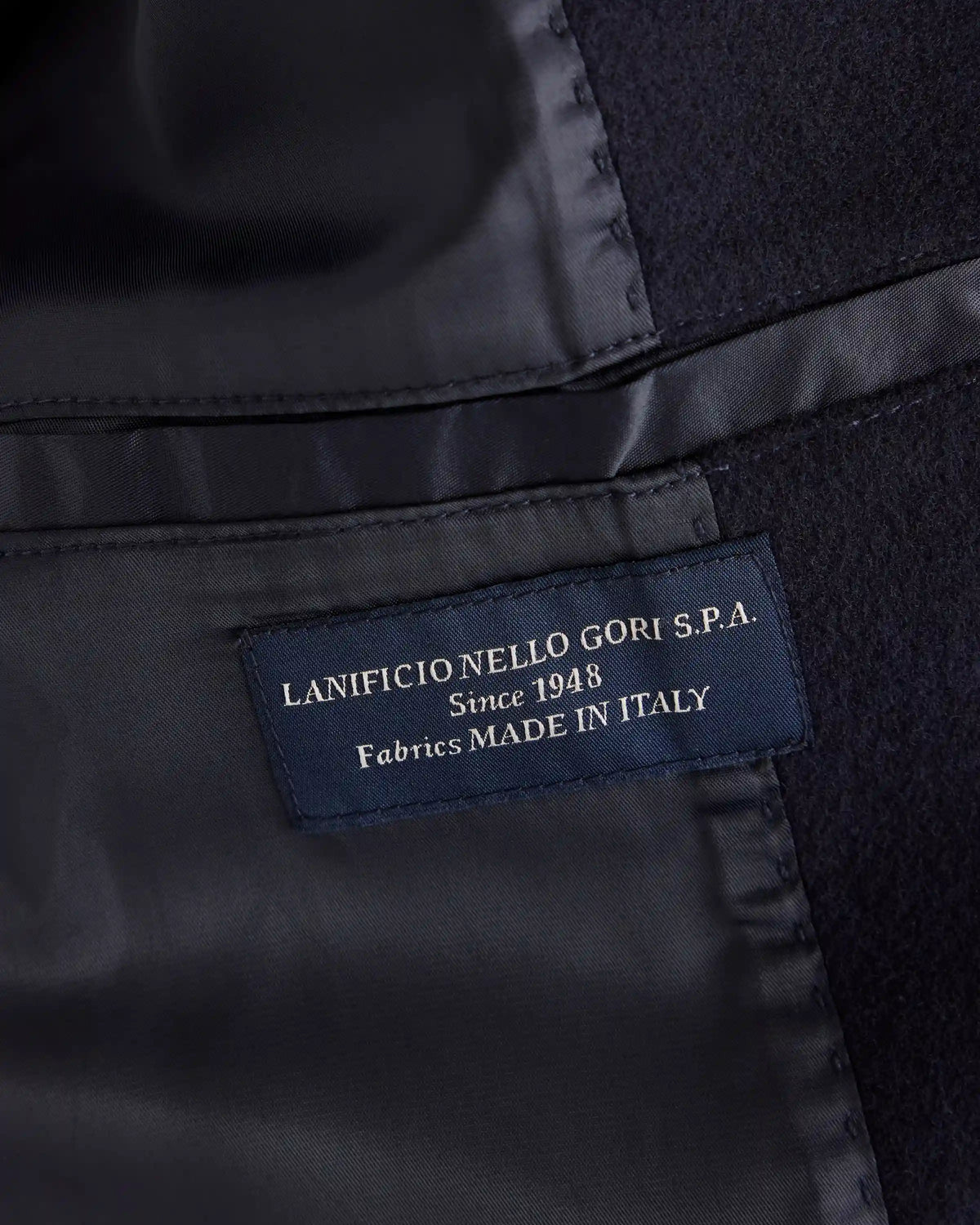 Italian Wool Double-Breasted Slouch Coat