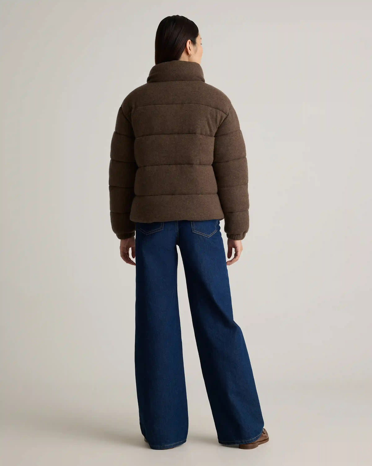 Mongolian Cashmere Puffer Jacket