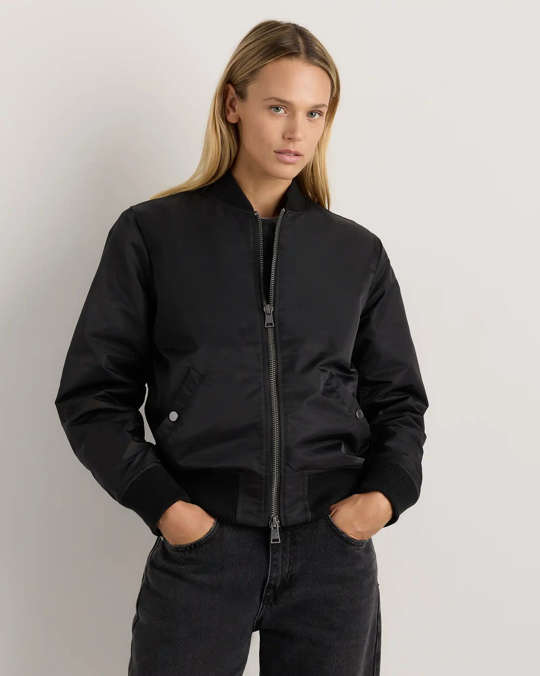 Flight Nylon Bomber Jacket