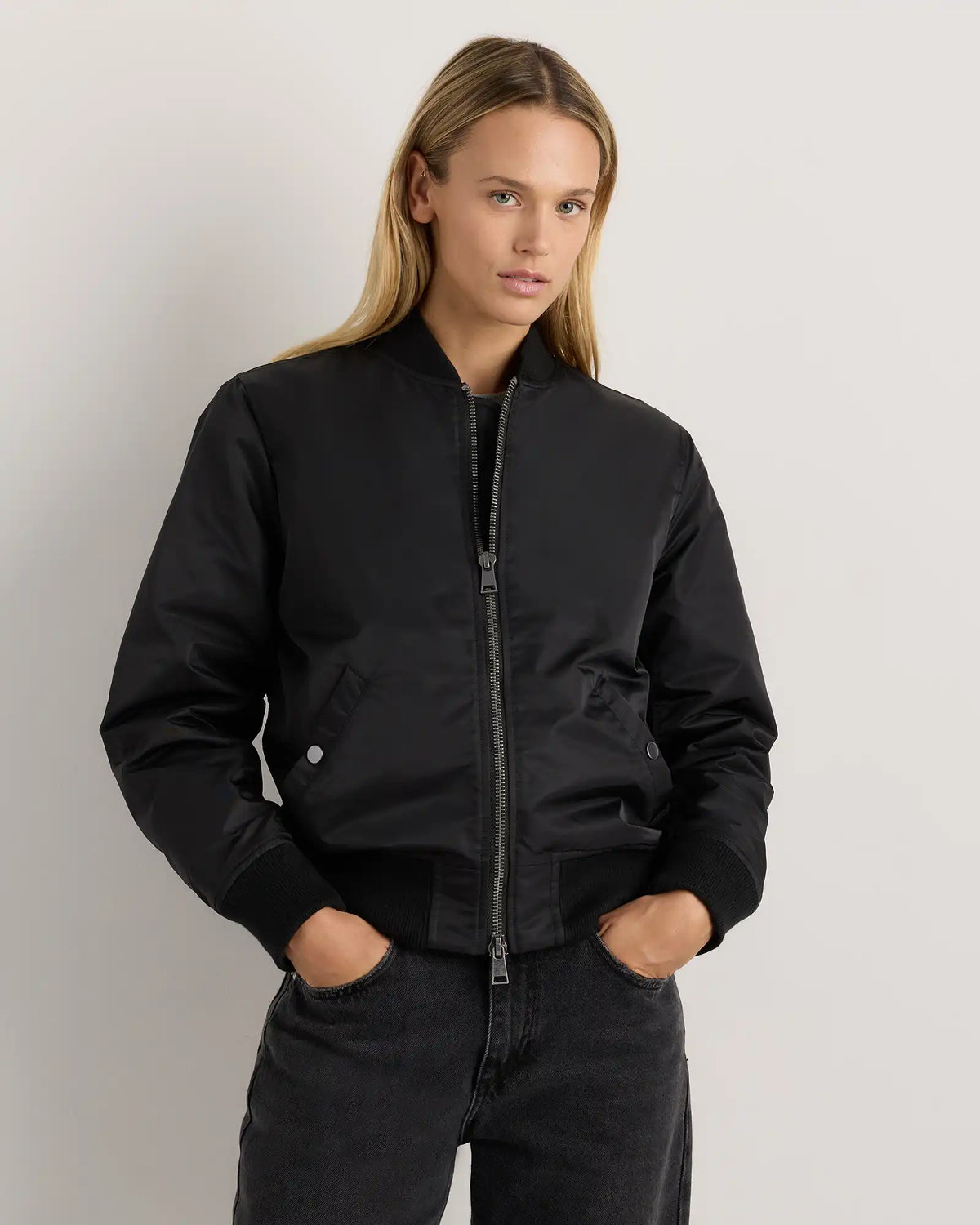 Flight Nylon Bomber Jacket