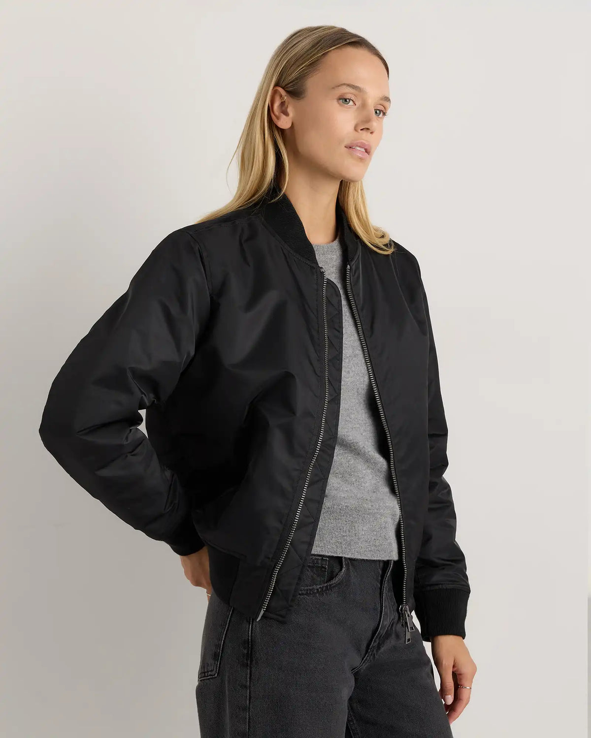 Flight Nylon Bomber Jacket