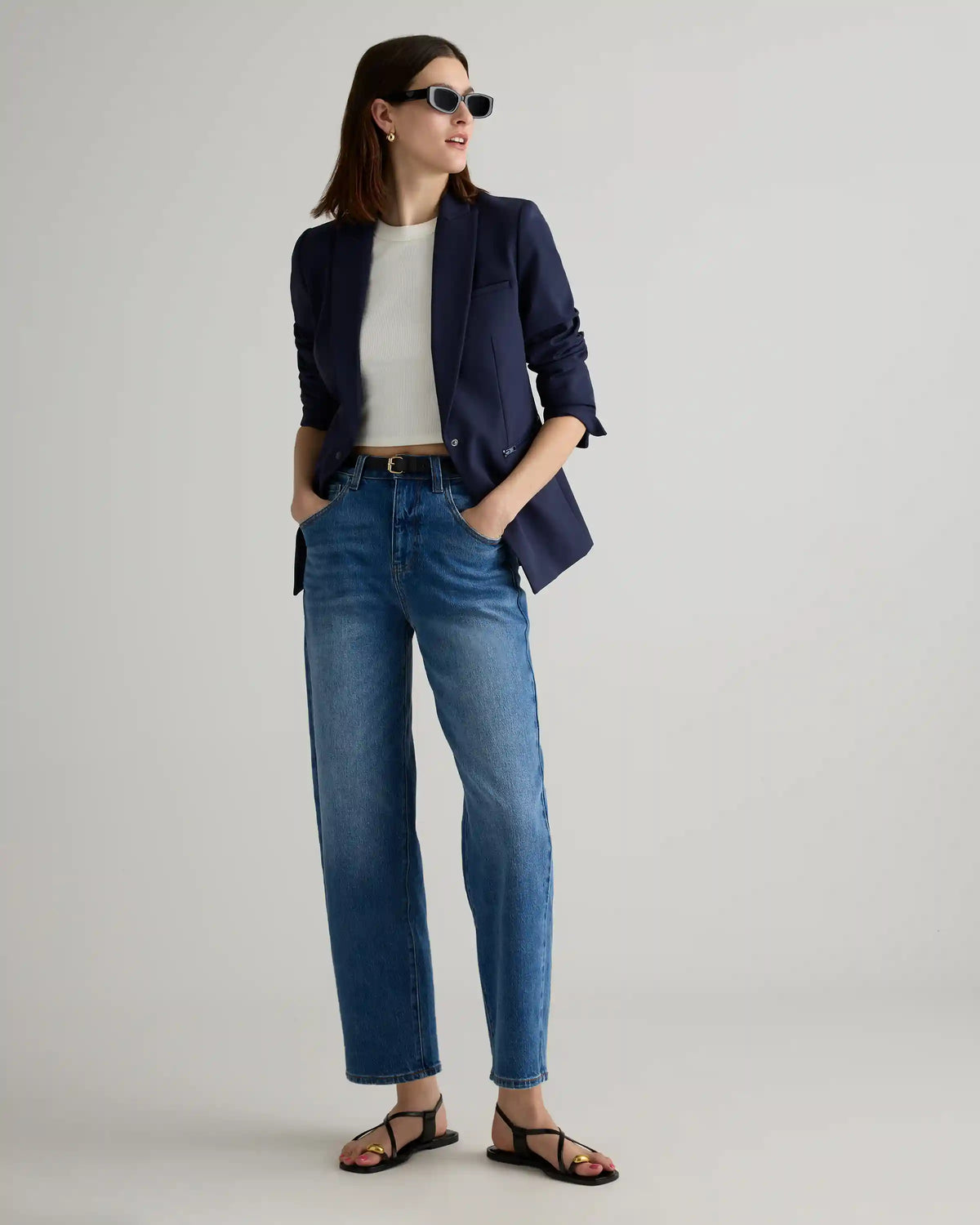 Scuba Single-Breasted Convertible Blazer