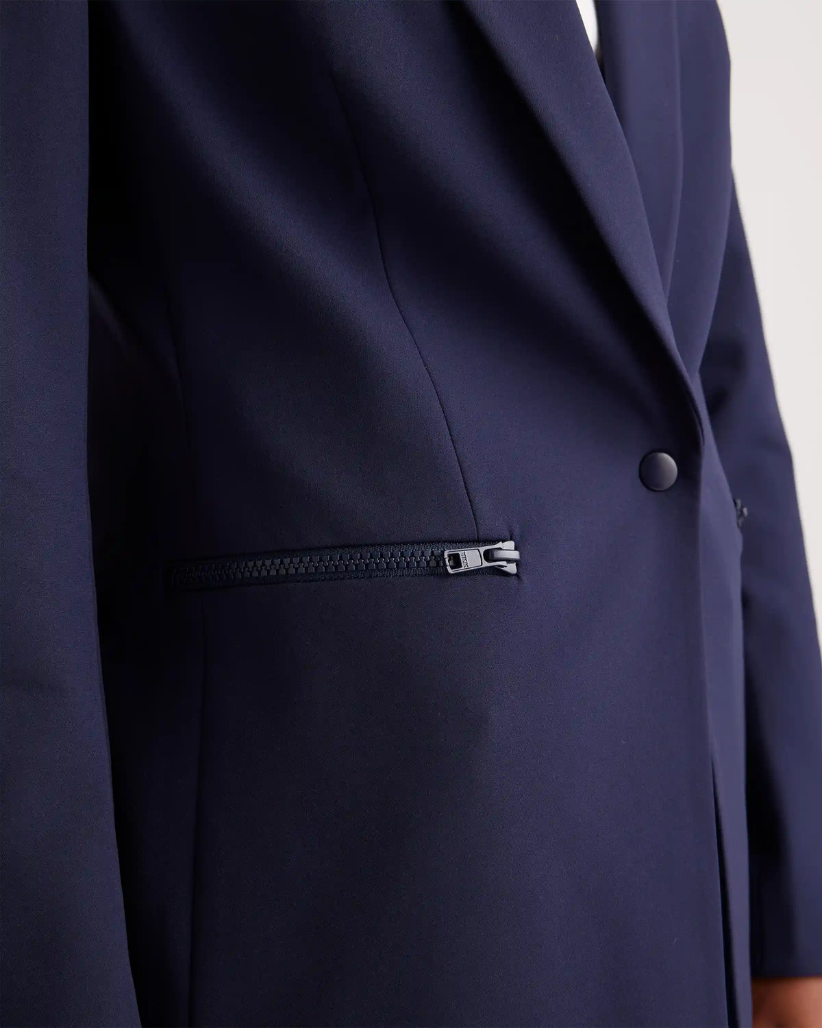 Scuba Single-Breasted Convertible Blazer