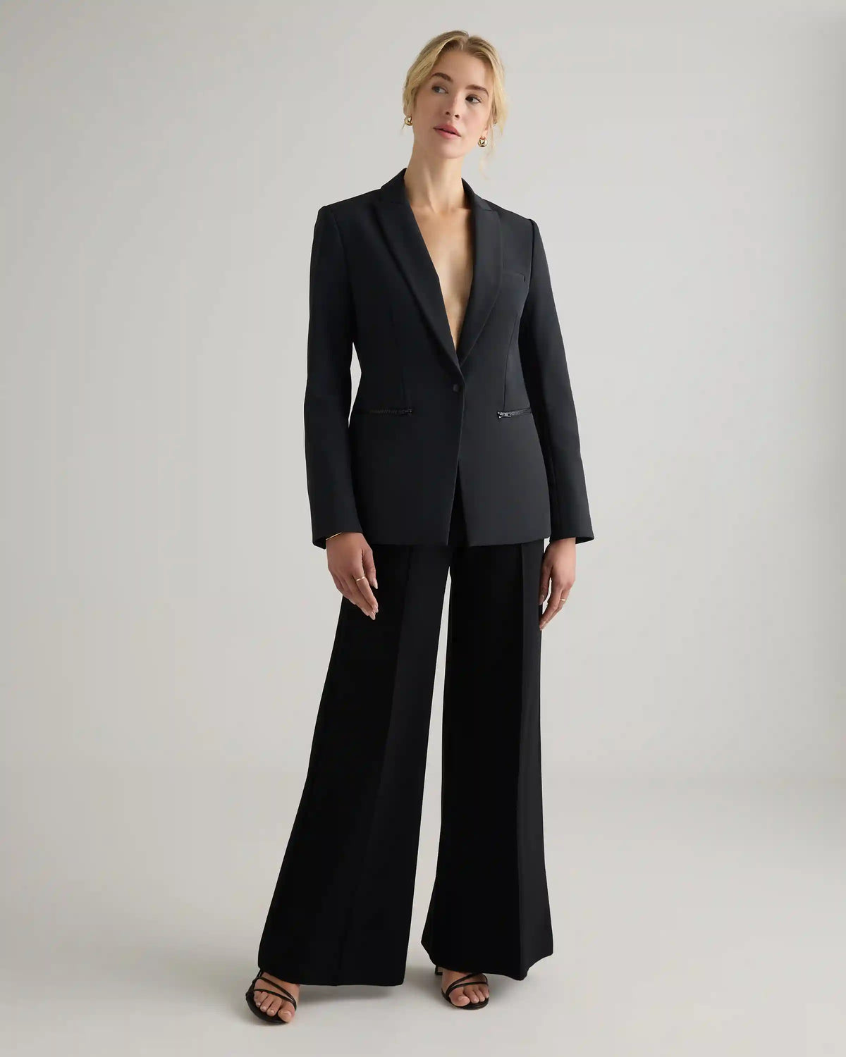 Scuba Single-Breasted Convertible Blazer