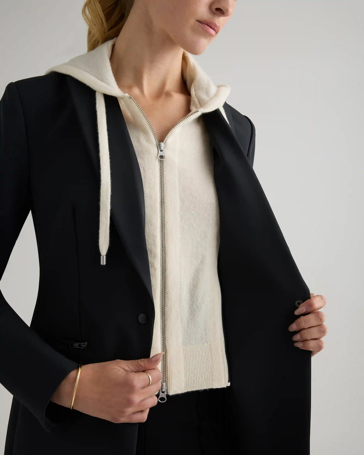 Scuba Single-Breasted Convertible Blazer