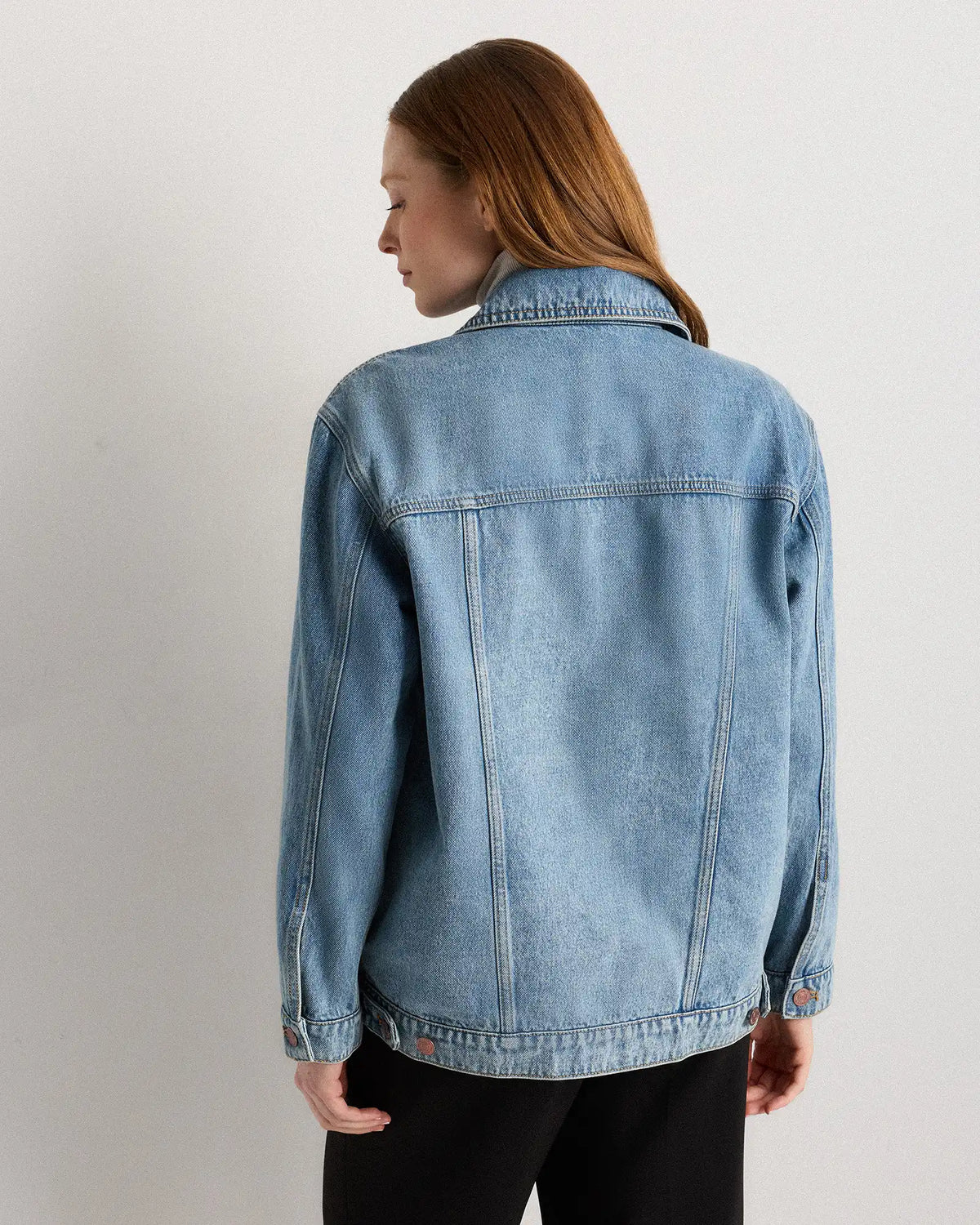 100% Organic Cotton Oversized Denim Jacket