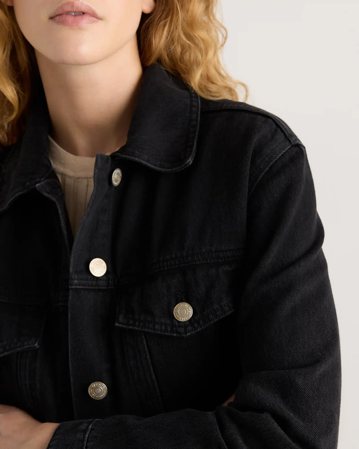 100% Organic Cotton Oversized Denim Jacket