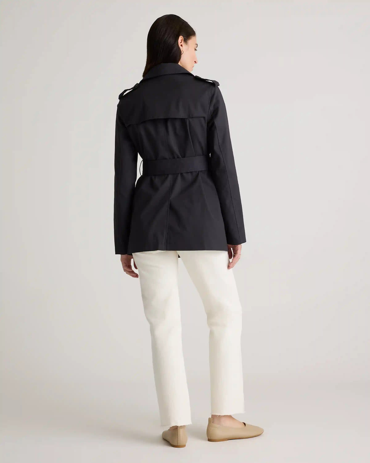 Comfort Stretch Short Trench Coat