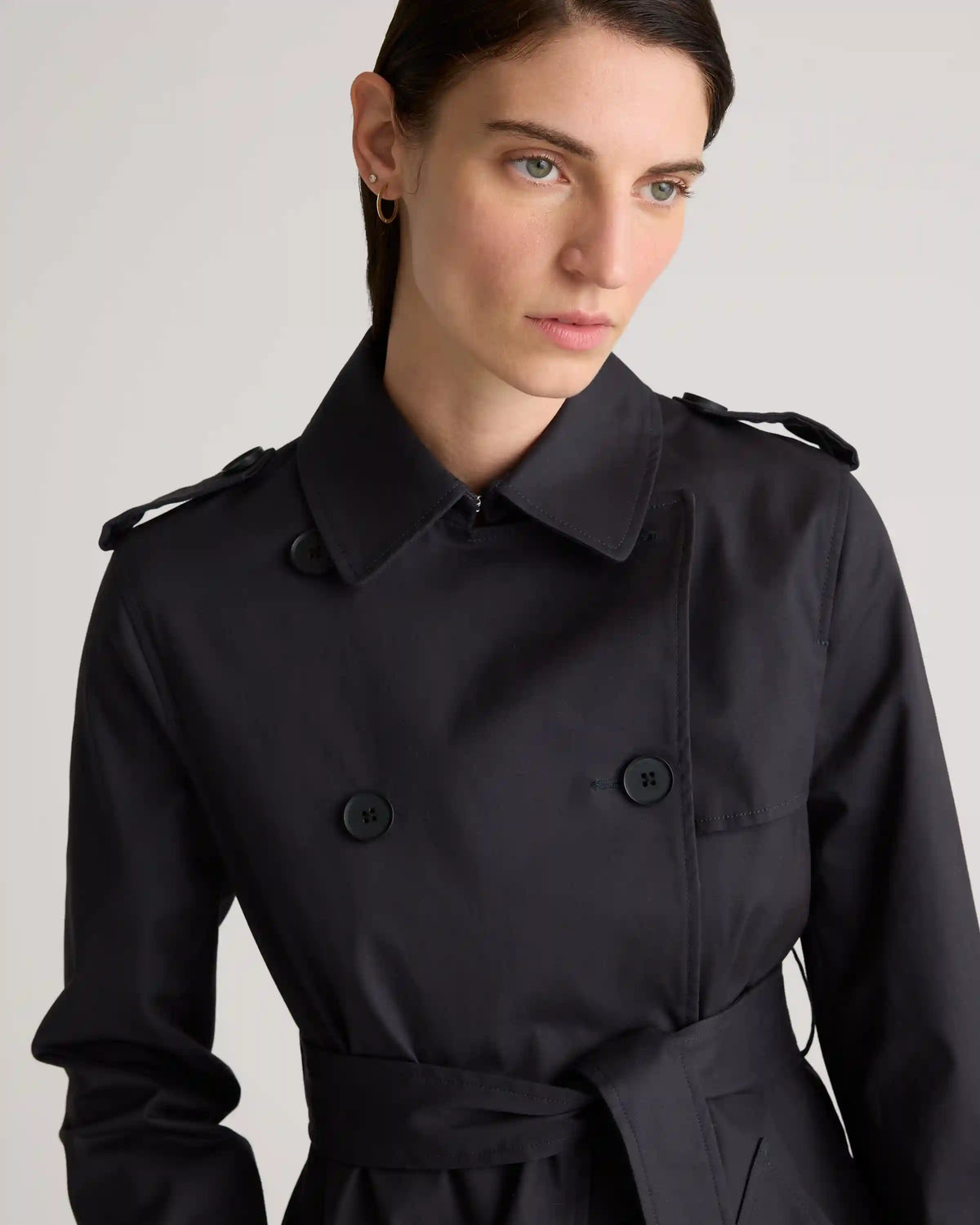 Comfort Stretch Short Trench Coat