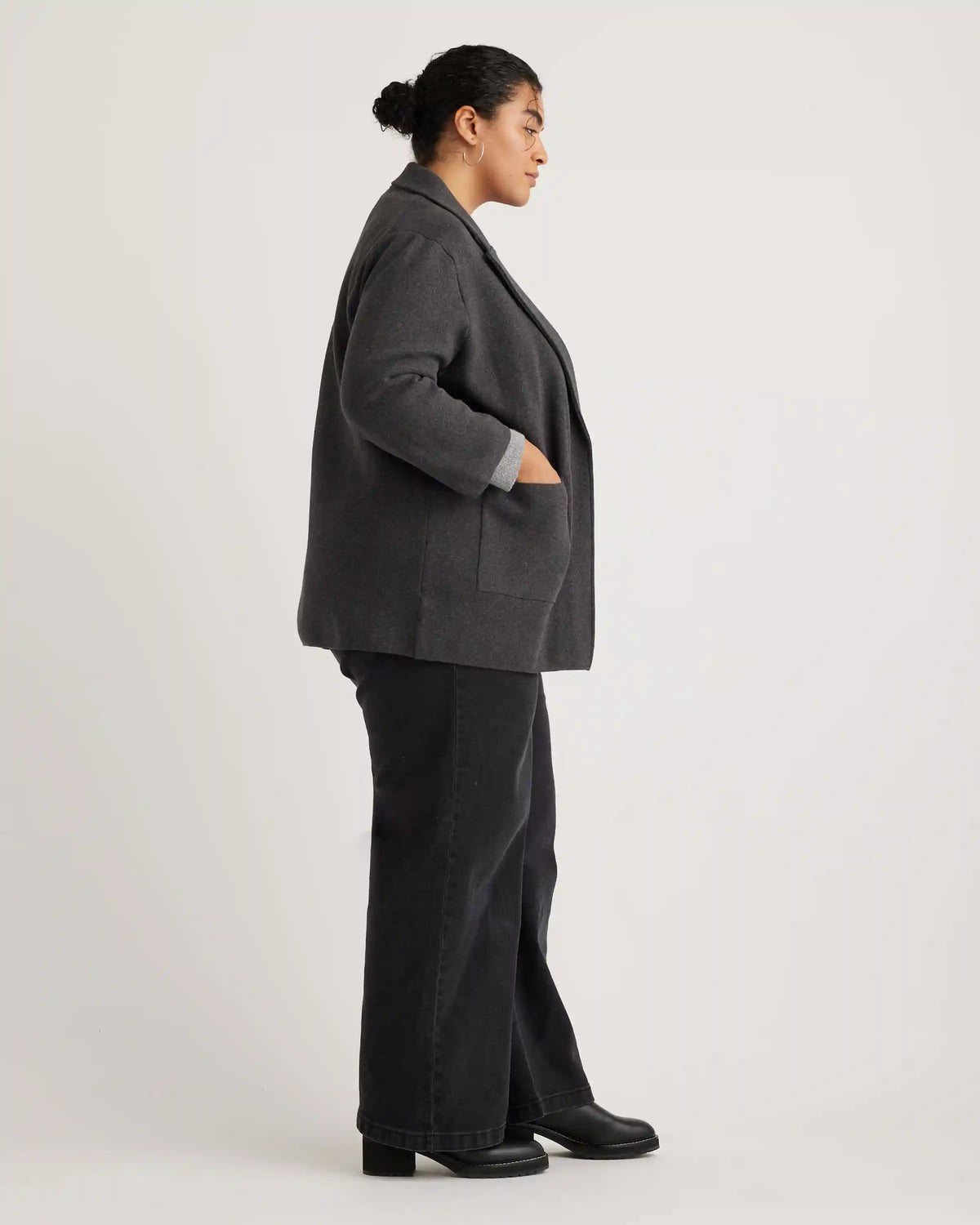 100% Organic Cotton Knit Blazer
