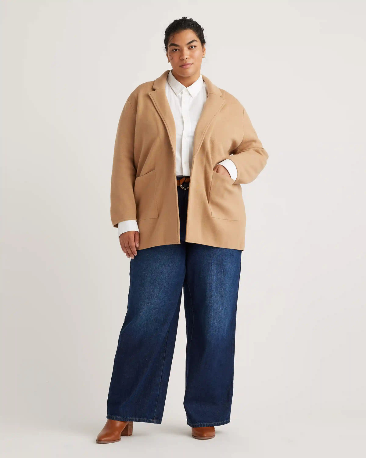 100% Organic Cotton Knit Blazer