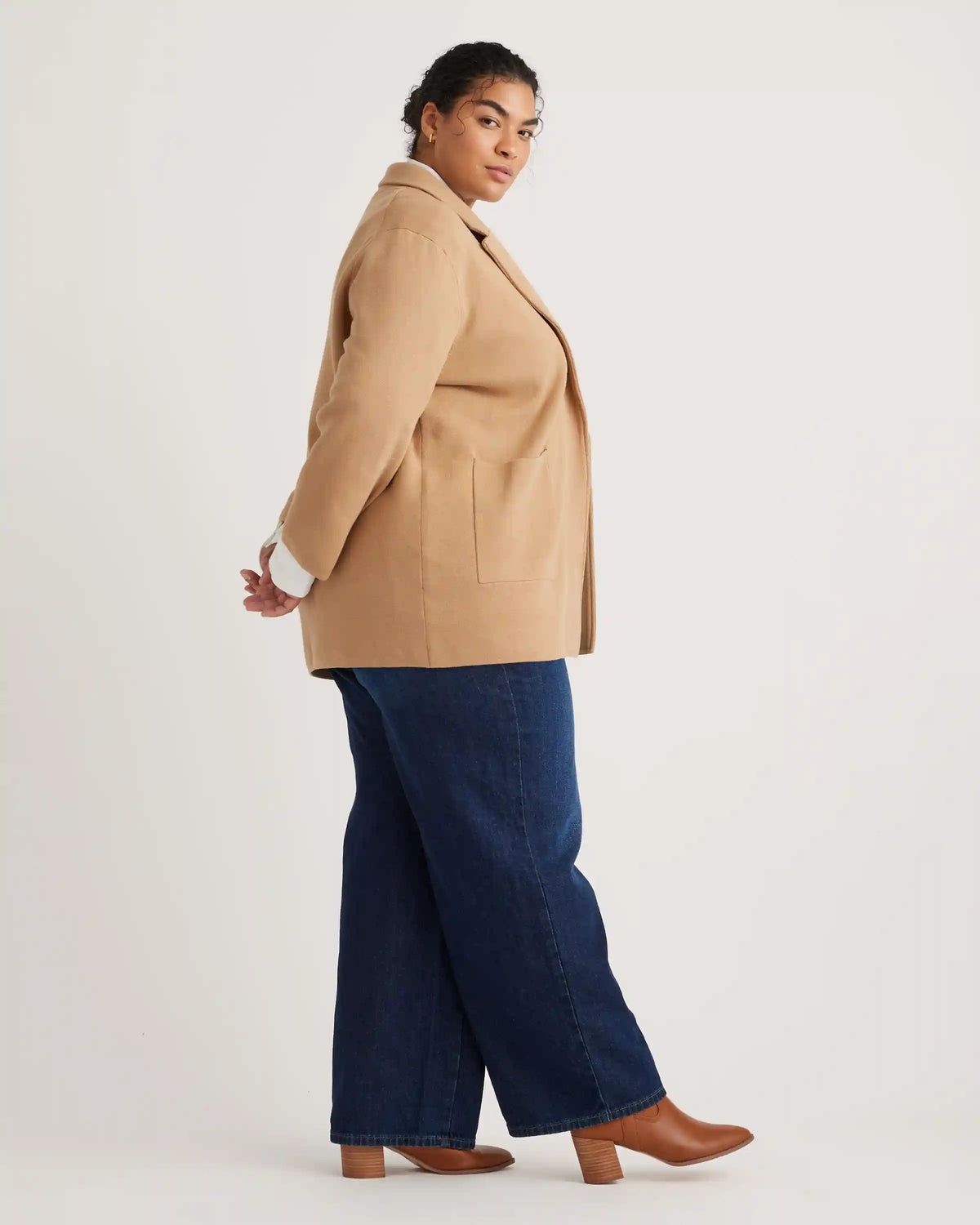100% Organic Cotton Knit Blazer