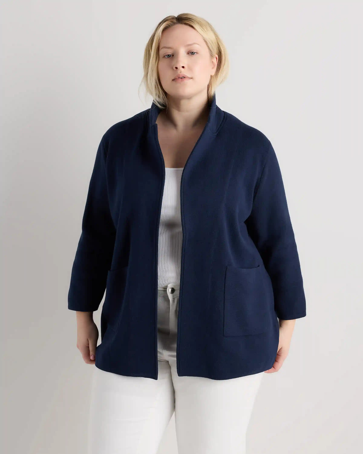 100% Organic Cotton Knit Blazer
