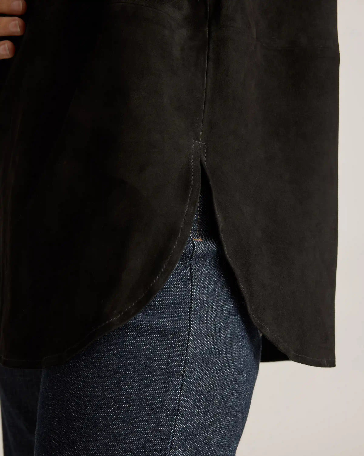 100% Suede Overshirt