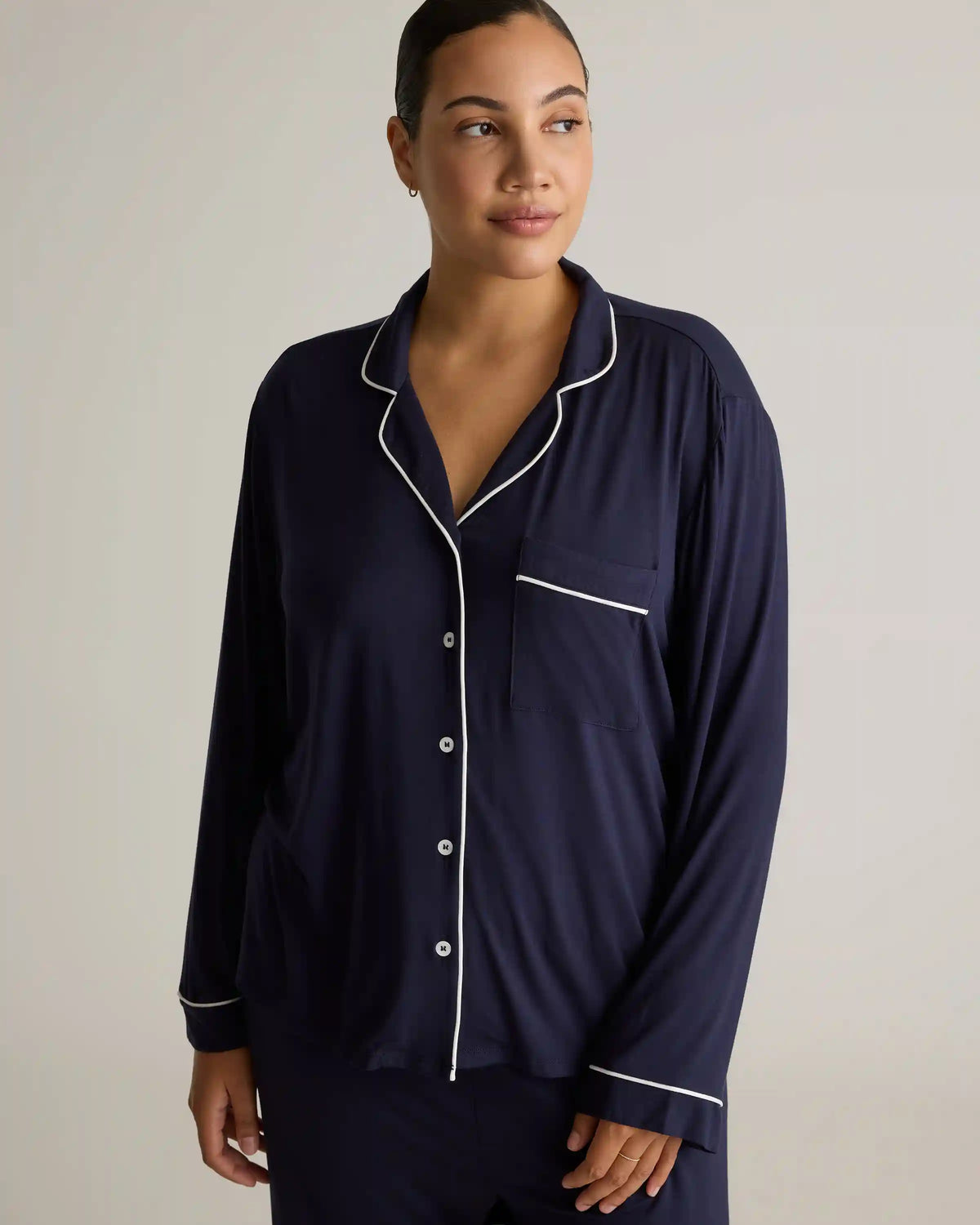 Bamboo Jersey Long Sleeve Pajama Set