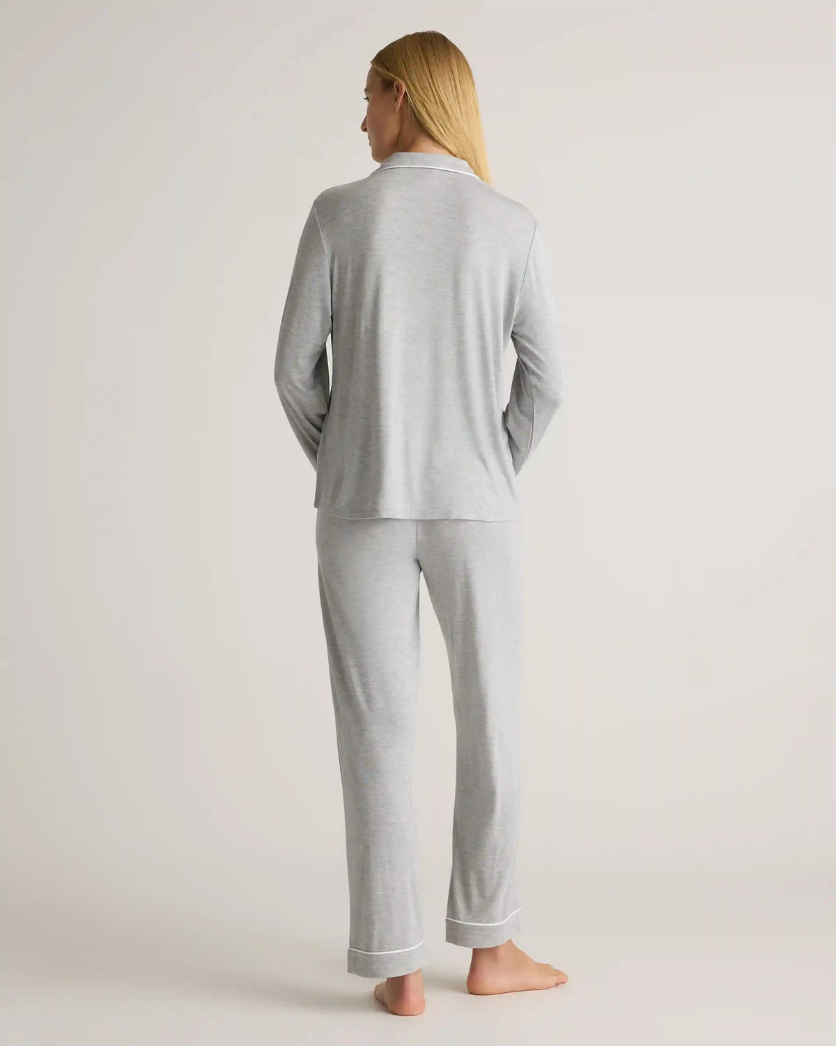 Bamboo Jersey Long Sleeve Pajama Set