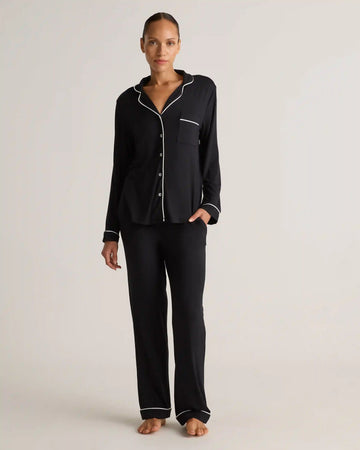 Bamboo Jersey Long Sleeve Pajama Set