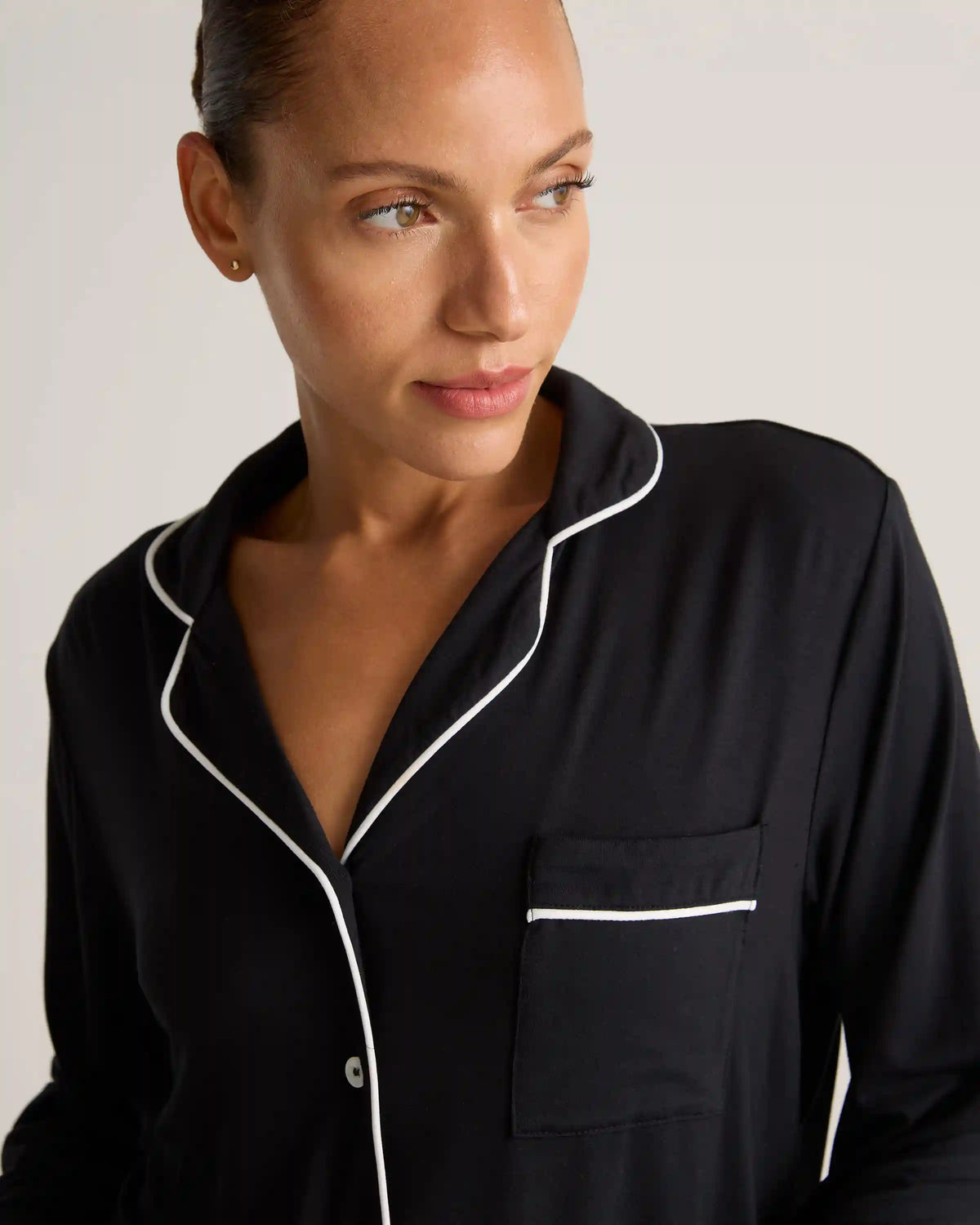 Bamboo Jersey Long Sleeve Pajama Set