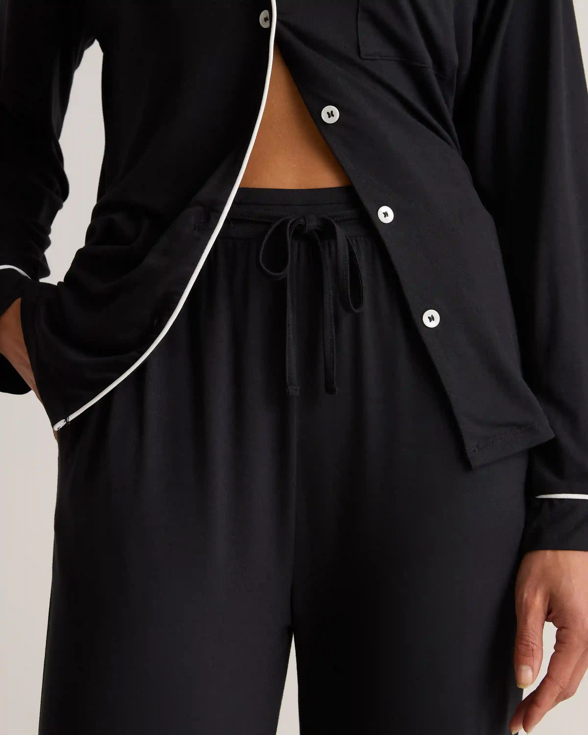 Bamboo Jersey Long Sleeve Pajama Set
