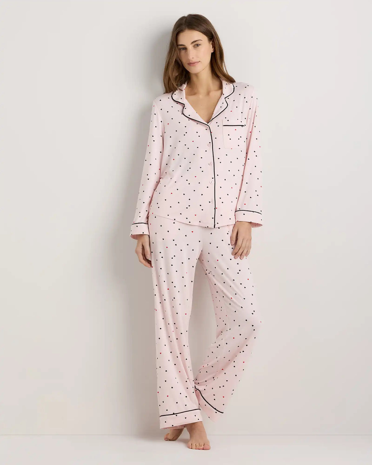 Bamboo Jersey Long Sleeve Pajama Set