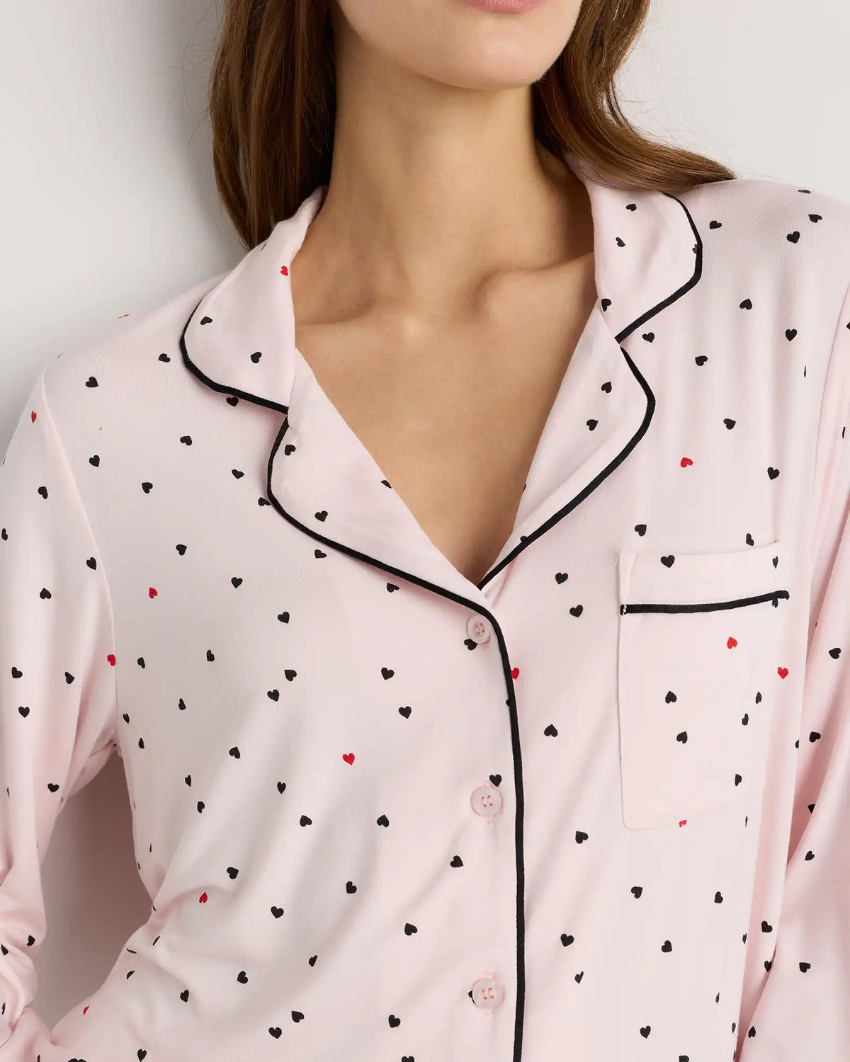 Bamboo Jersey Long Sleeve Pajama Set