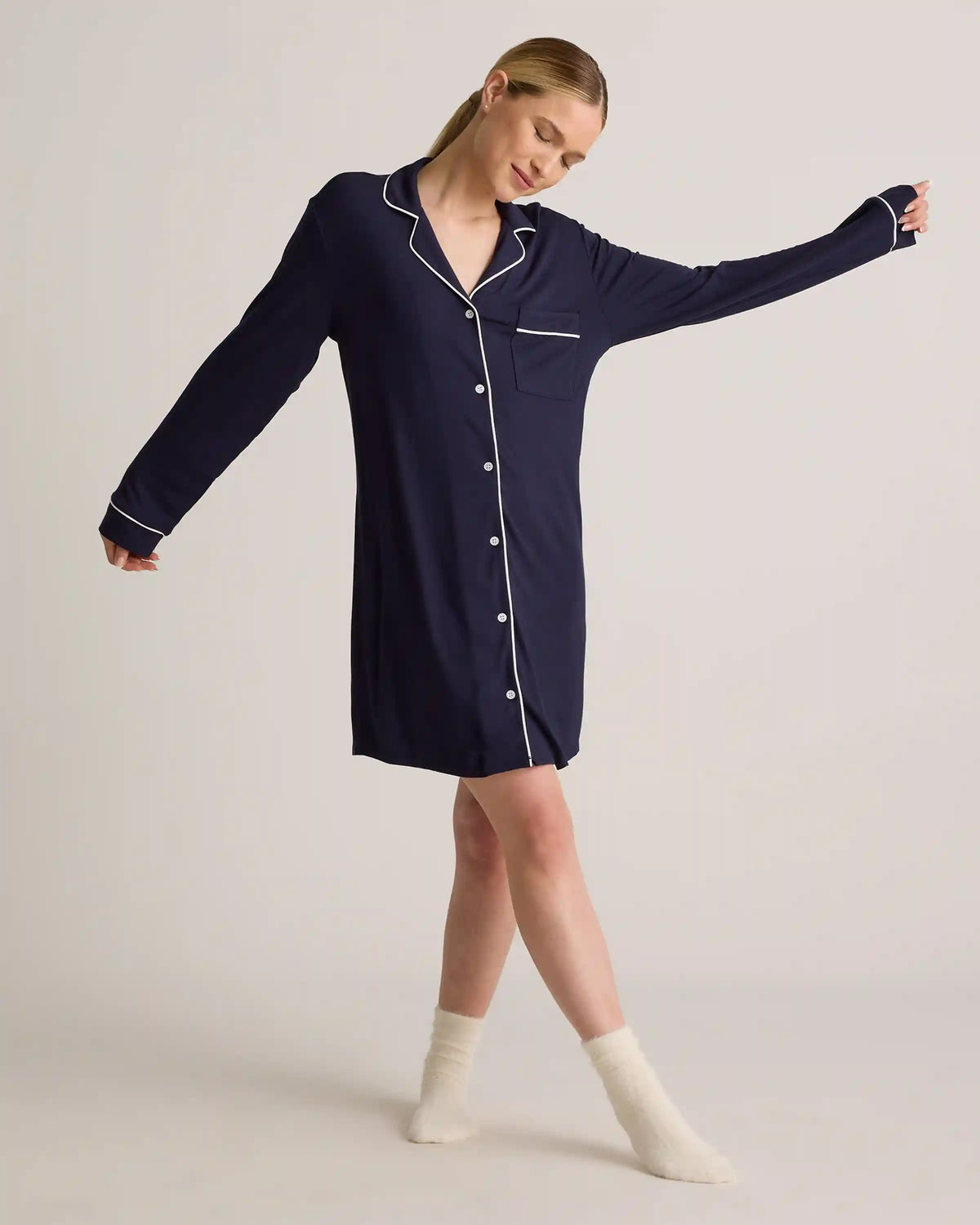 Bamboo Jersey Sleep Shirt