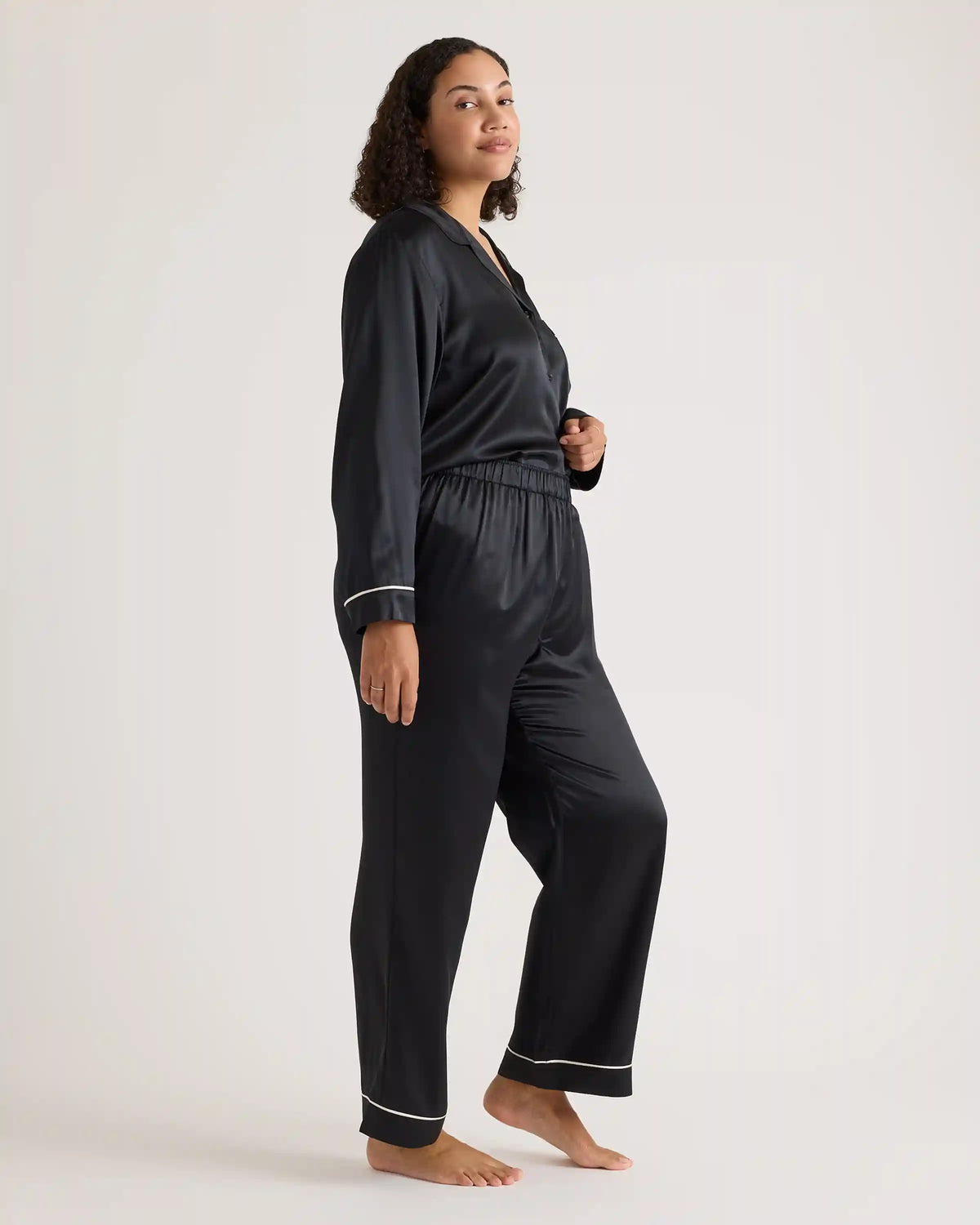 100% Washable Silk Satin Pajama Pant