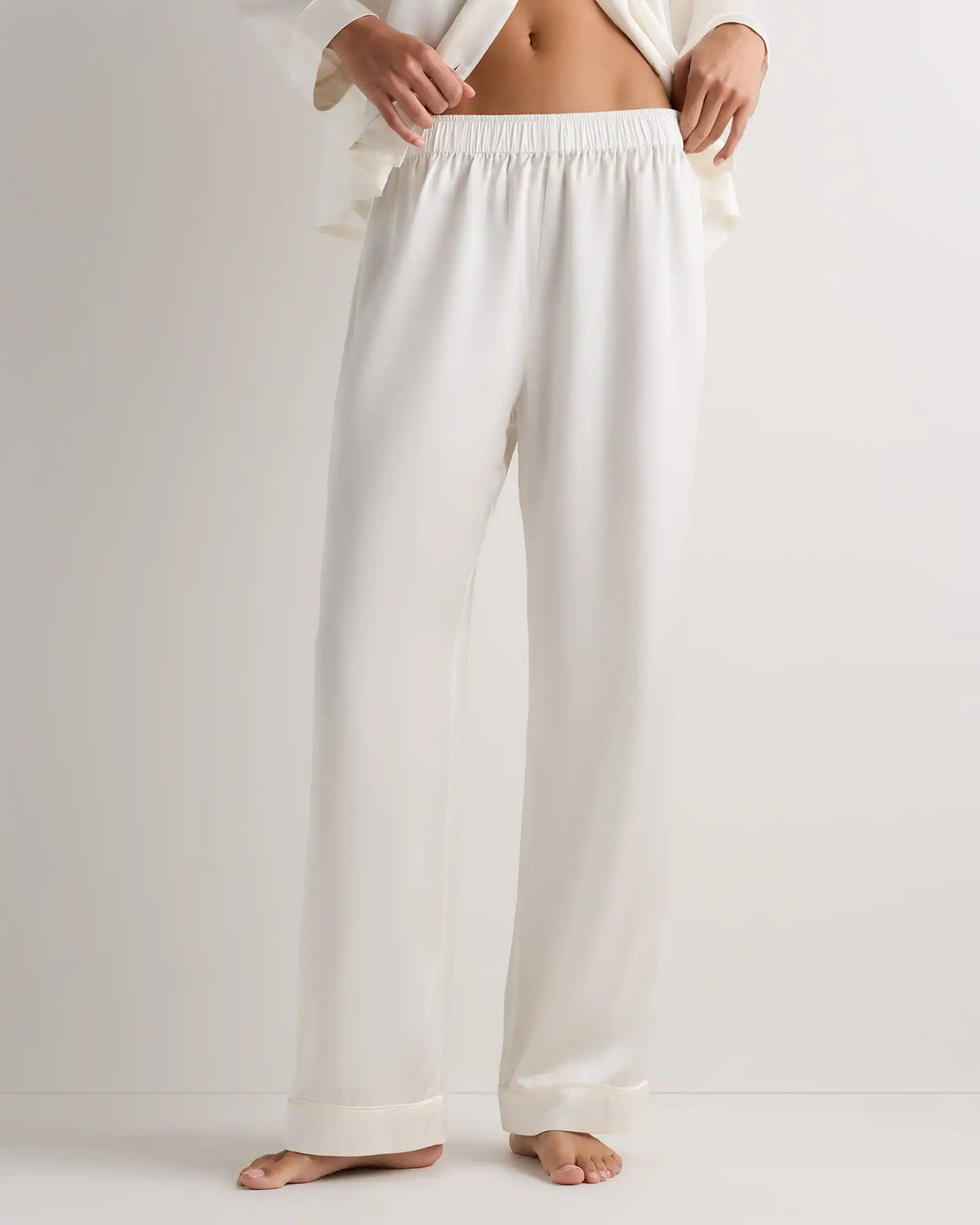 100% Washable Silk Satin Pajama Pant
