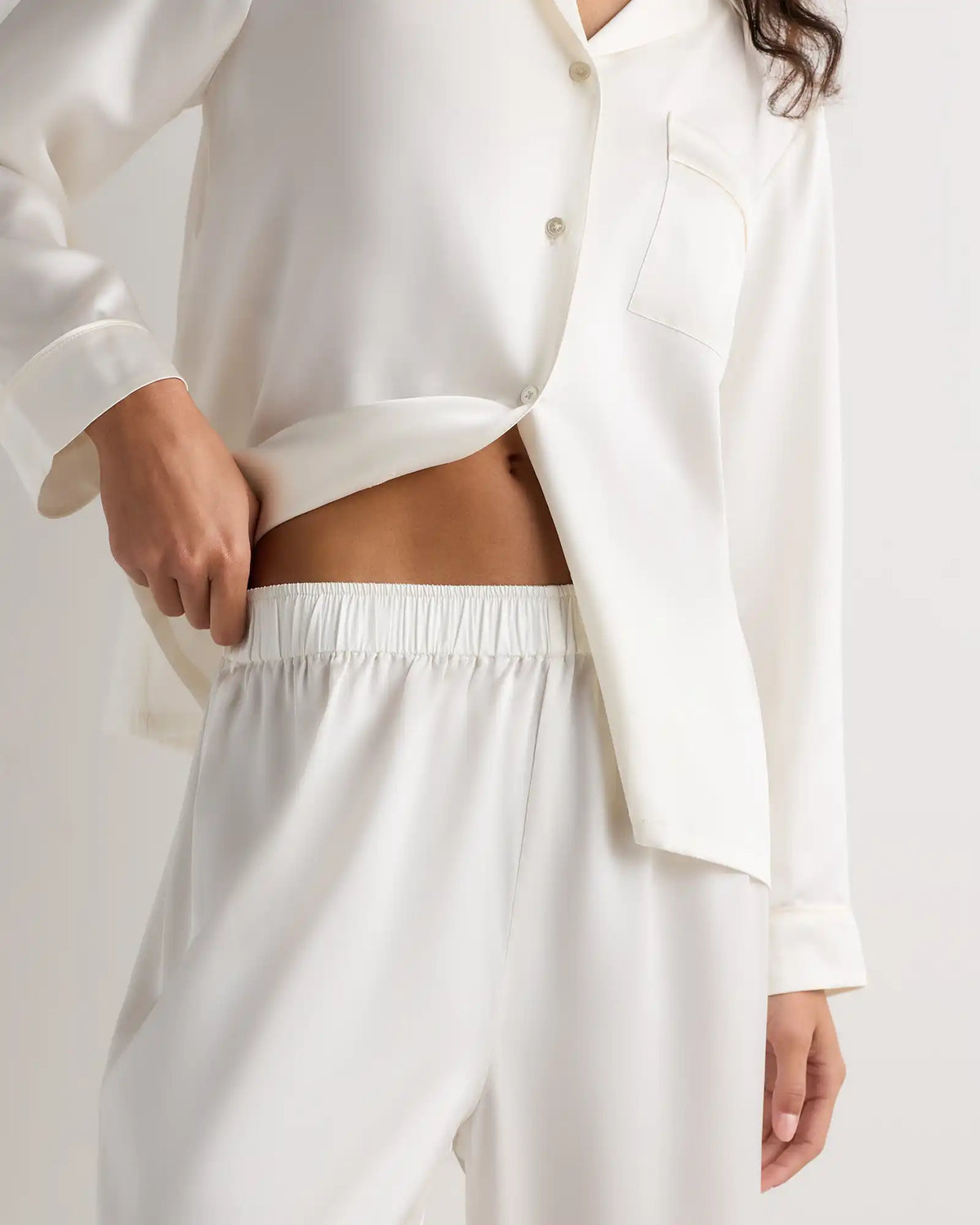 100% Washable Silk Satin Pajama Pant