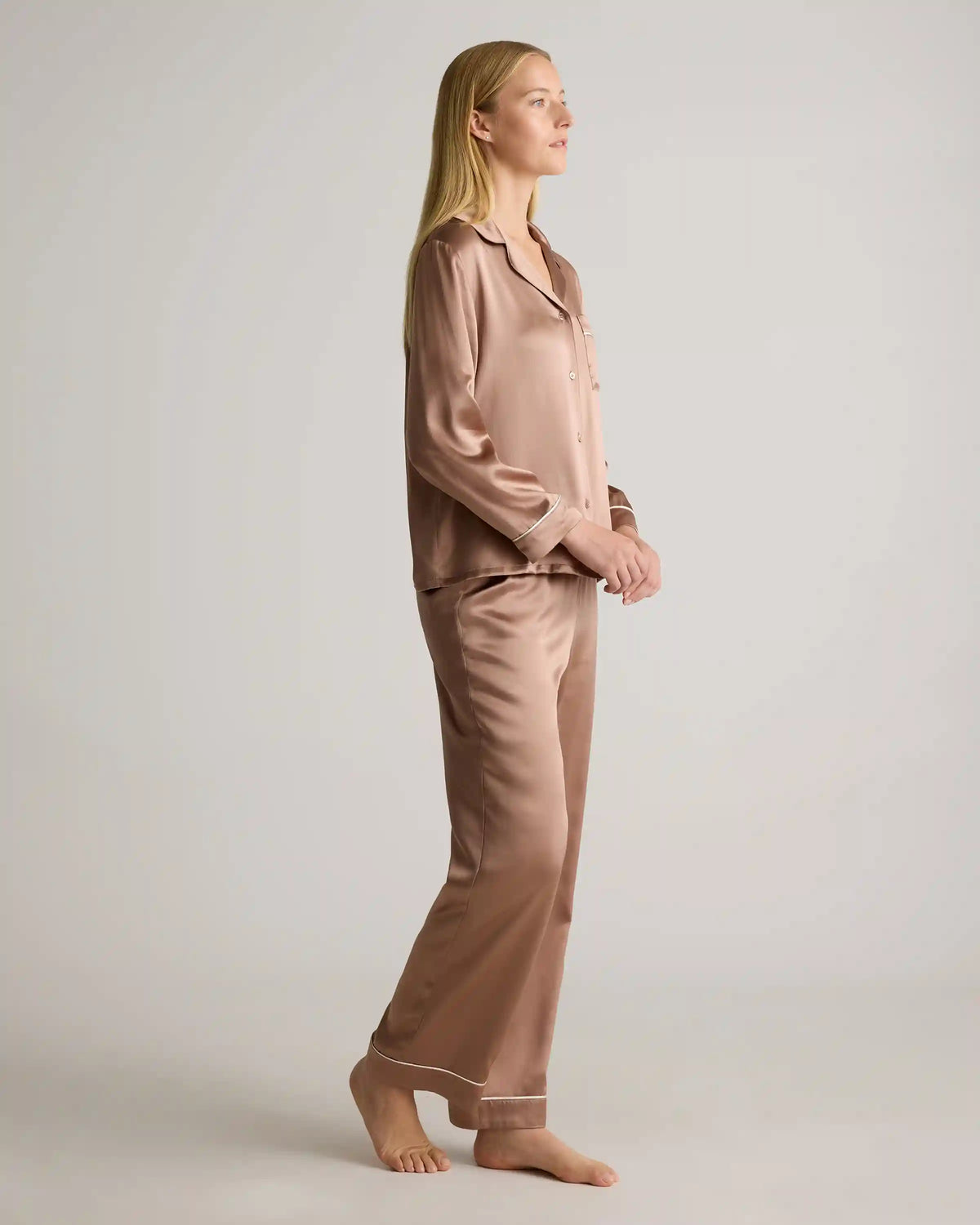 100% Washable Silk Satin Pajama Pant