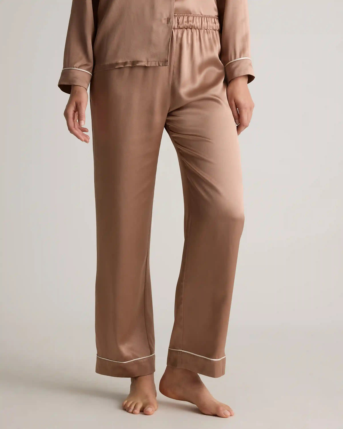 100% Washable Silk Satin Pajama Pant