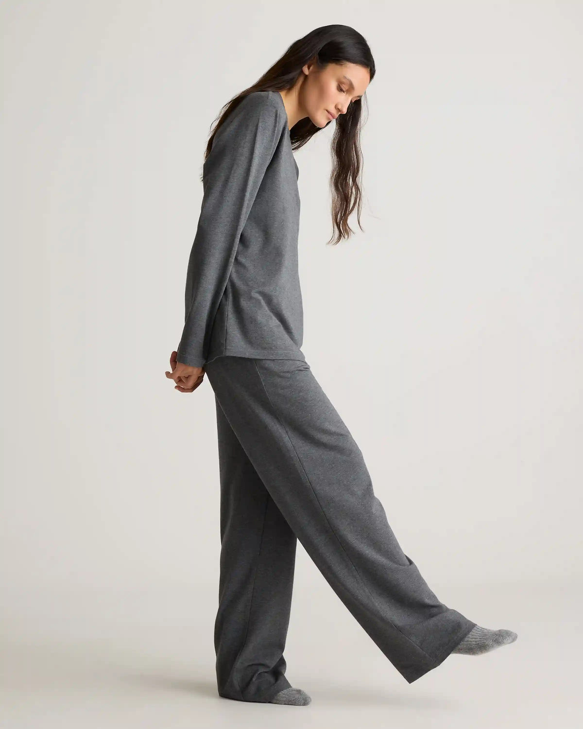 Dream Lounge Oversized Long Sleeve Pajama Set