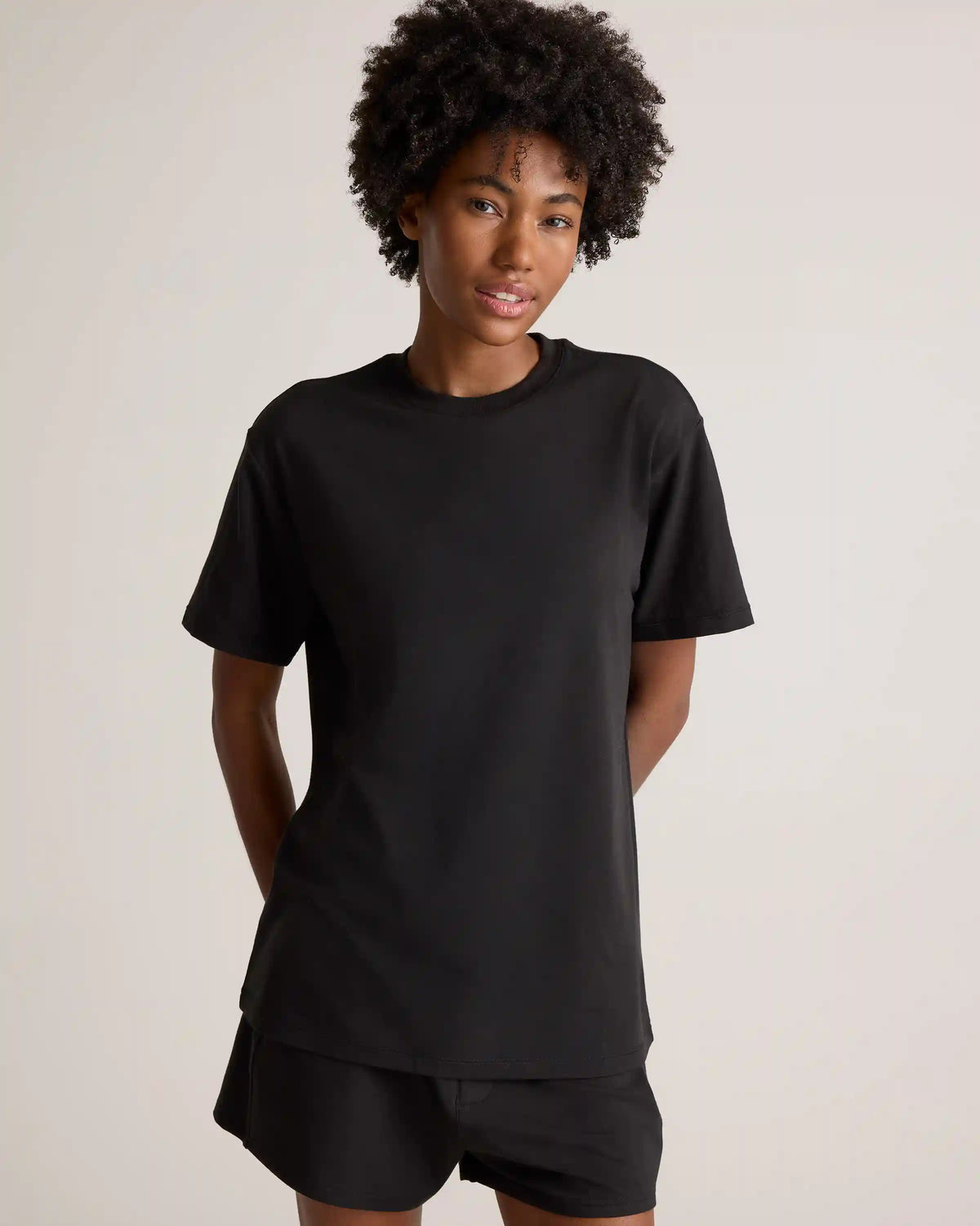 Dream Lounge Oversized Short Sleeve Pajama Set