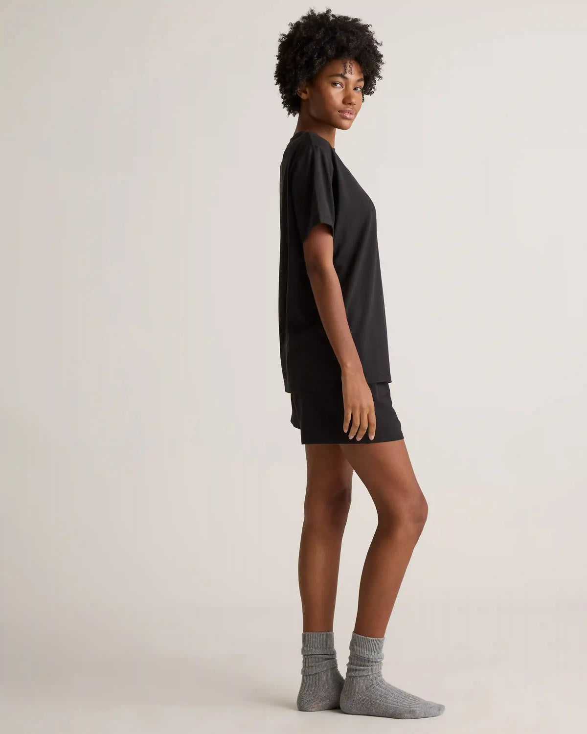 Dream Lounge Oversized Short Sleeve Pajama Set