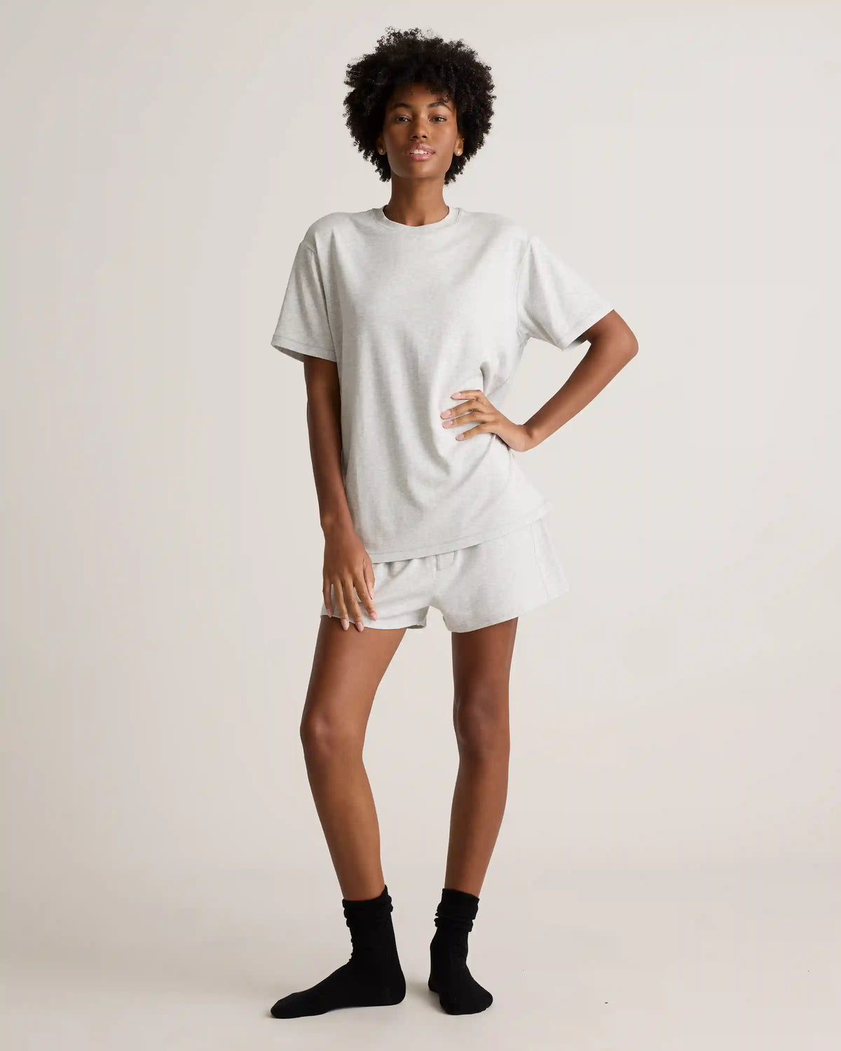 Dream Lounge Oversized Short Sleeve Pajama Set