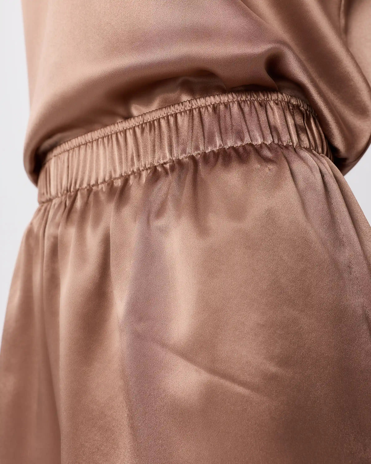 100% Washable Silk Satin Pajama Shorts