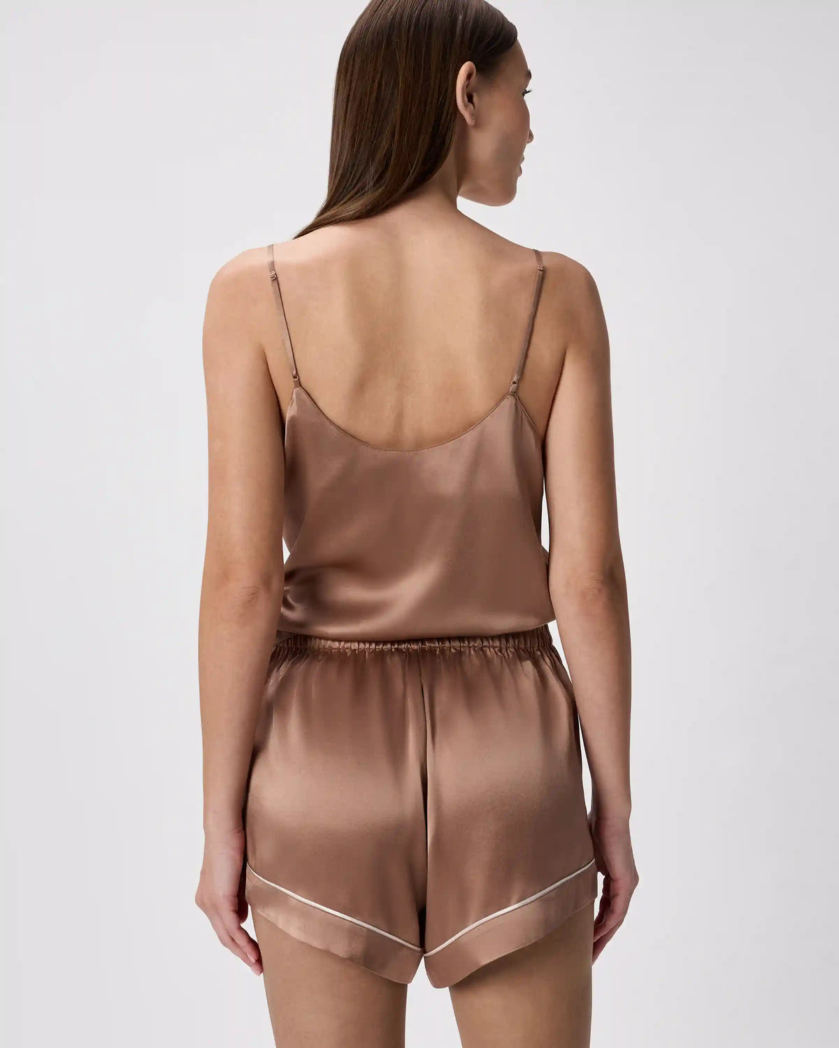 100% Washable Silk Satin Pajama Shorts
