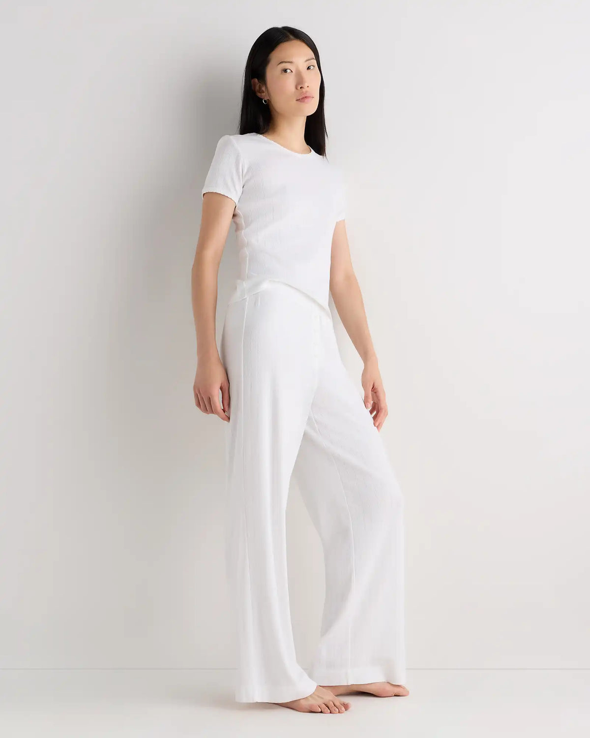 Organic Cotton Pointelle Pajama Set