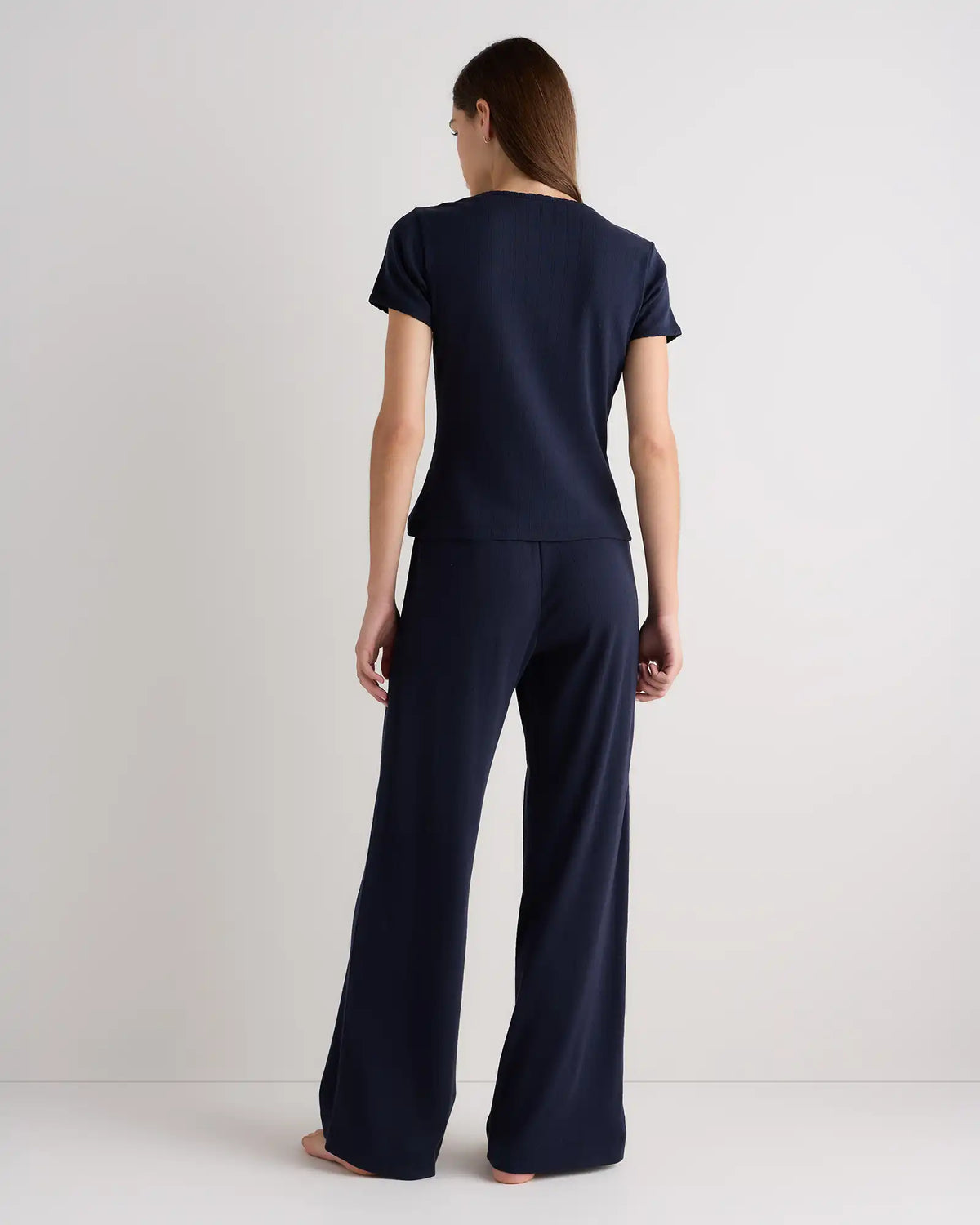 Organic Cotton Pointelle Pajama Set