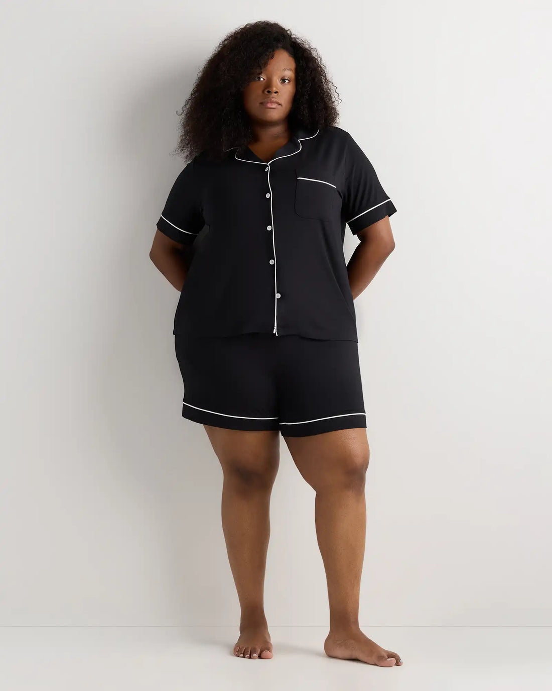 Bamboo Jersey Short Sleeve Pajama Set